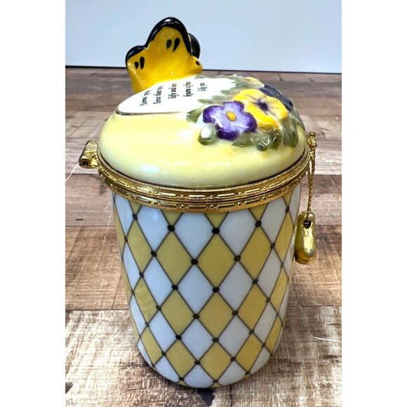 Decorative Ceramic Candle With Inspirational Quote - Picture 3 of 4